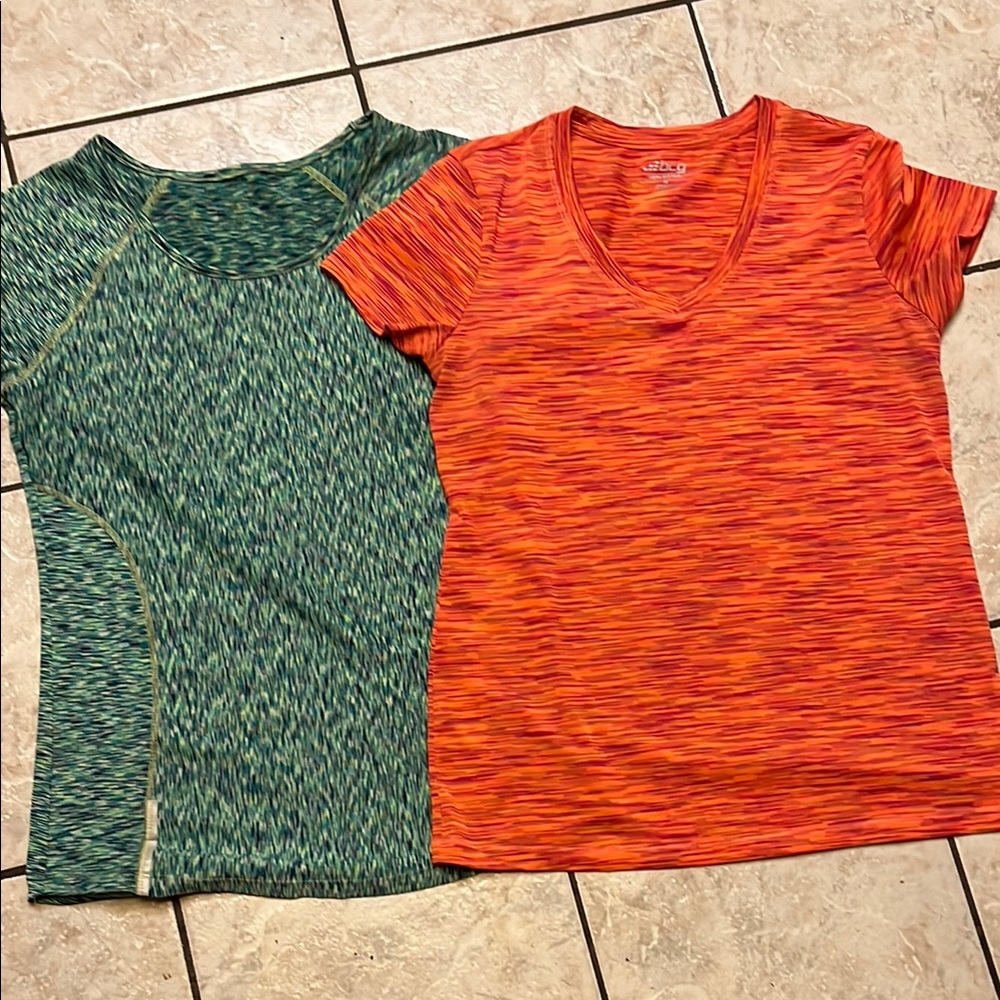 Bcg Green and Salmon Athletic Tops S/M (2)